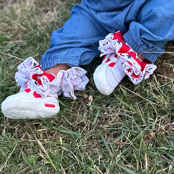 Custom Ribbon Anklet Ribbon sockless 🎀 Tutu AnkletsRuffleTutu Sock 2colors - Picture 6 of 9